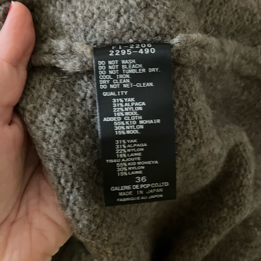 NWOT Pas de Calais Cozy cardigan - Picture 6 of 6